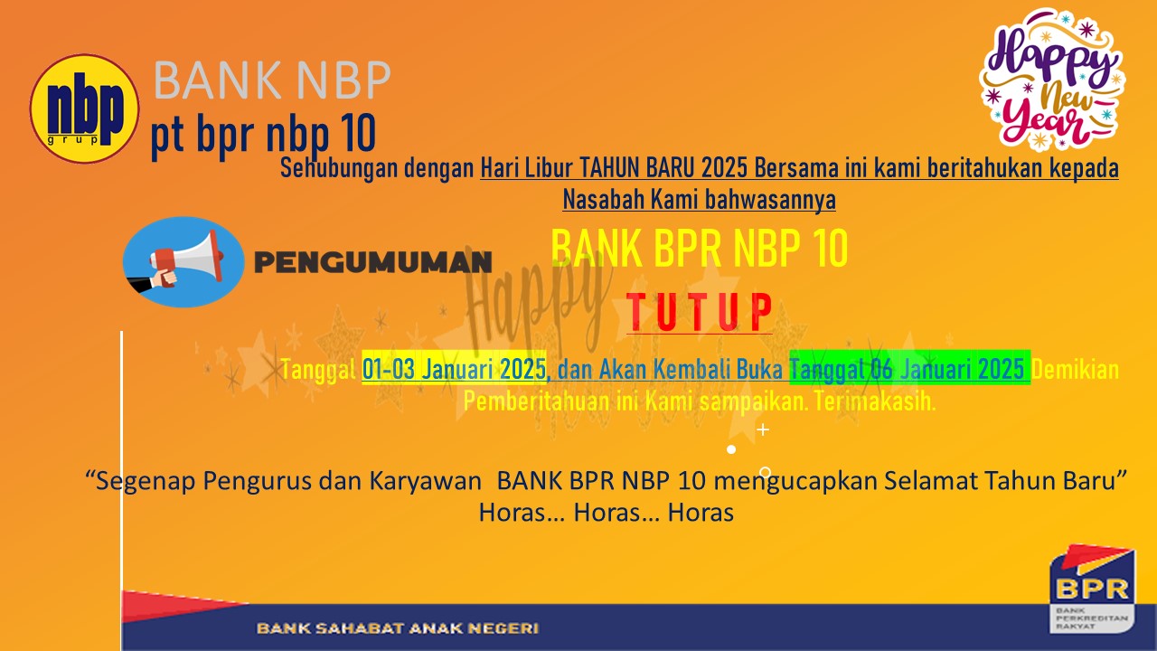 Pengumuman Libur Tahun Baru 2025